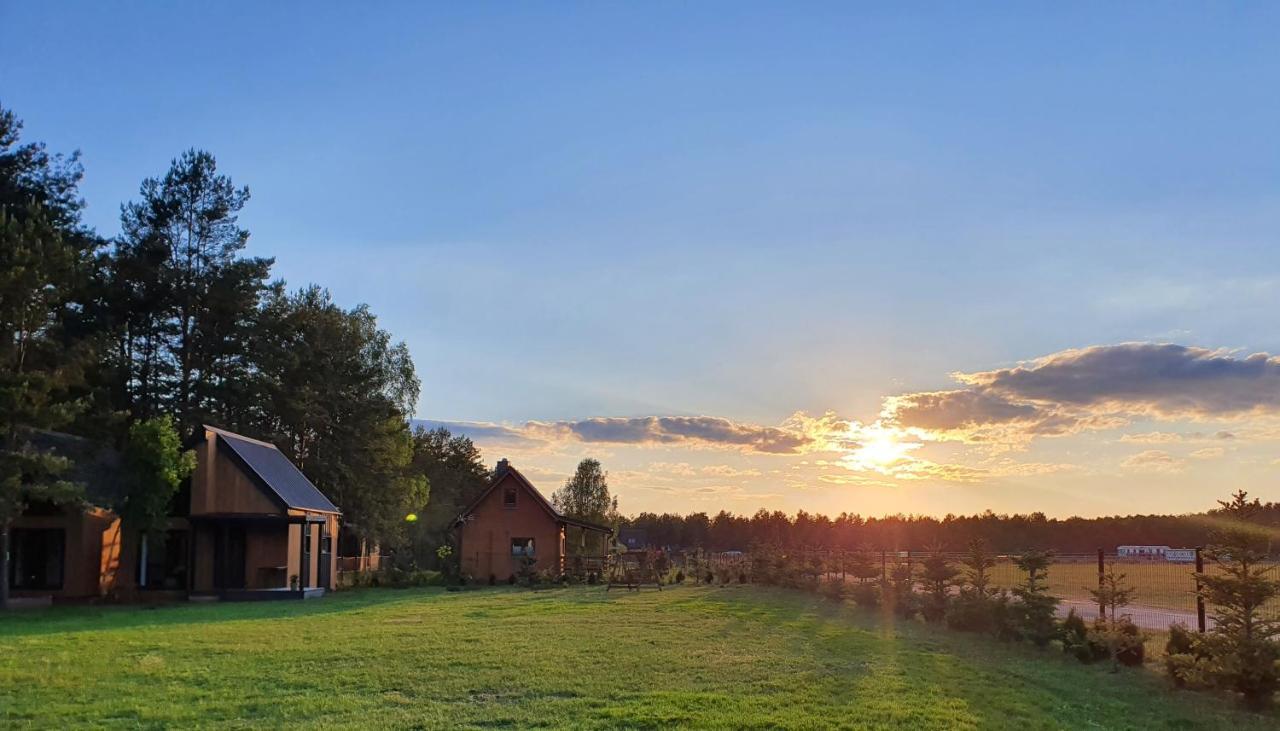 Domki Letniskowe Lesne Spa Borsk Nad Jeziorem Wdzydzkim Basen Sauna Balia Экстерьер фото