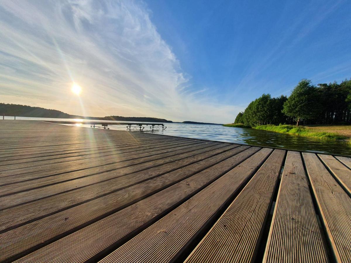 Domki Letniskowe Lesne Spa Borsk Nad Jeziorem Wdzydzkim Basen Sauna Balia Экстерьер фото