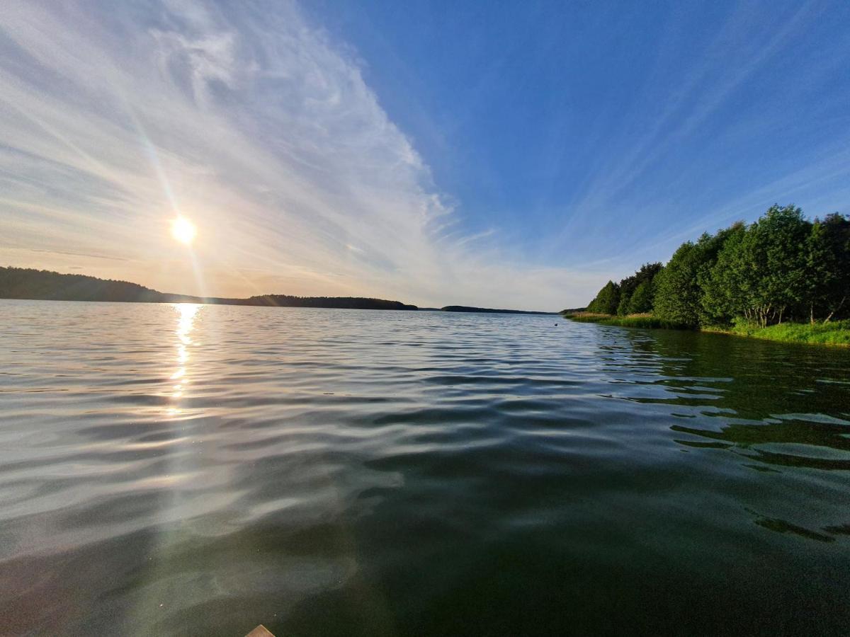 Domki Letniskowe Lesne Spa Borsk Nad Jeziorem Wdzydzkim Basen Sauna Balia Экстерьер фото