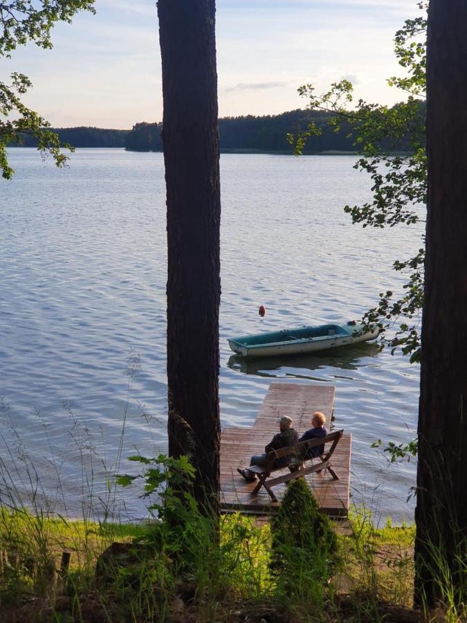 Domki Letniskowe Lesne Spa Borsk Nad Jeziorem Wdzydzkim Basen Sauna Balia Экстерьер фото